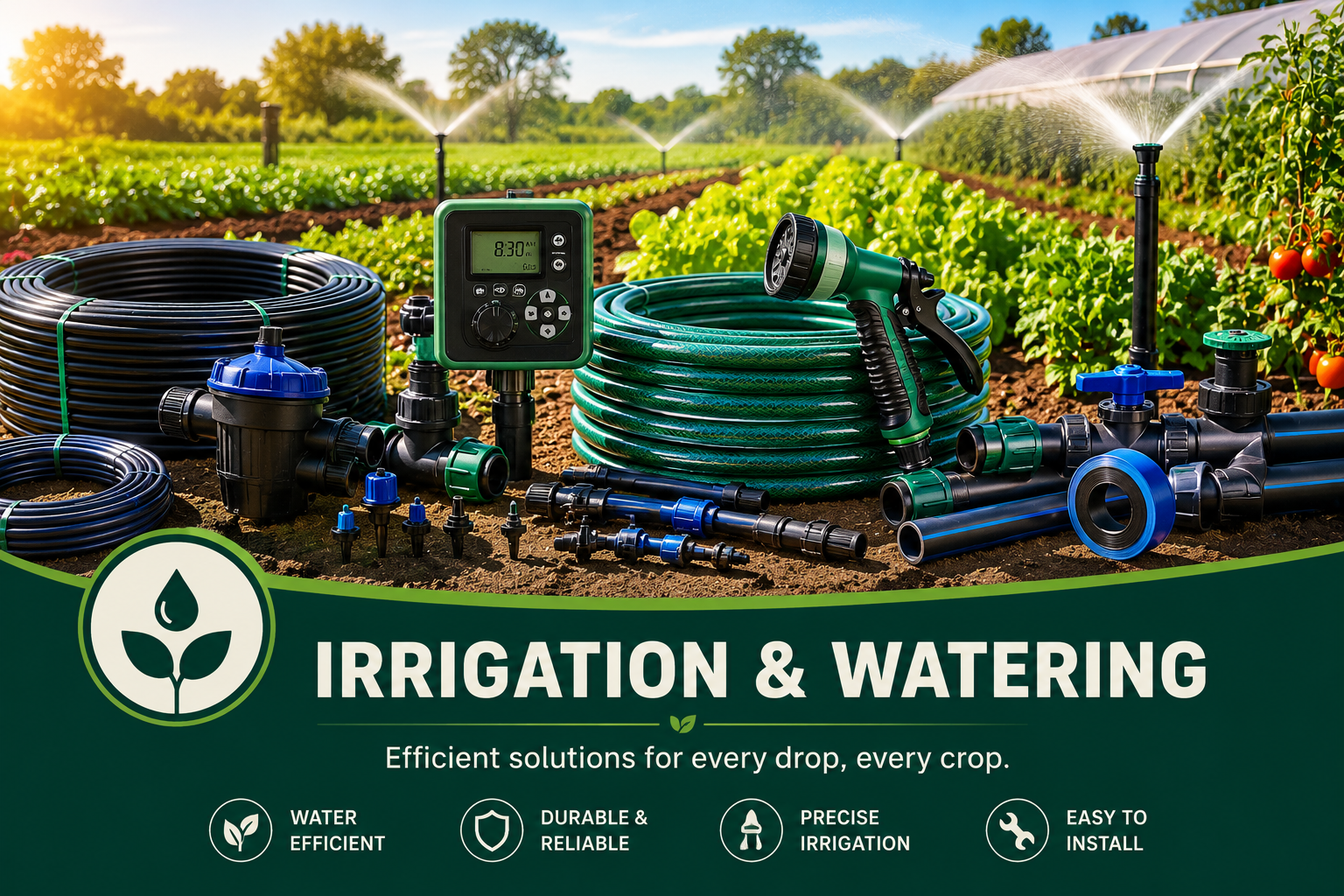 Irrigation and watering