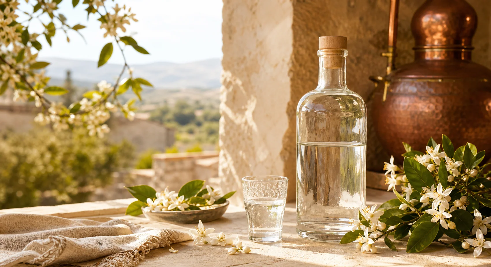 Orange blossom water from Maghdouche